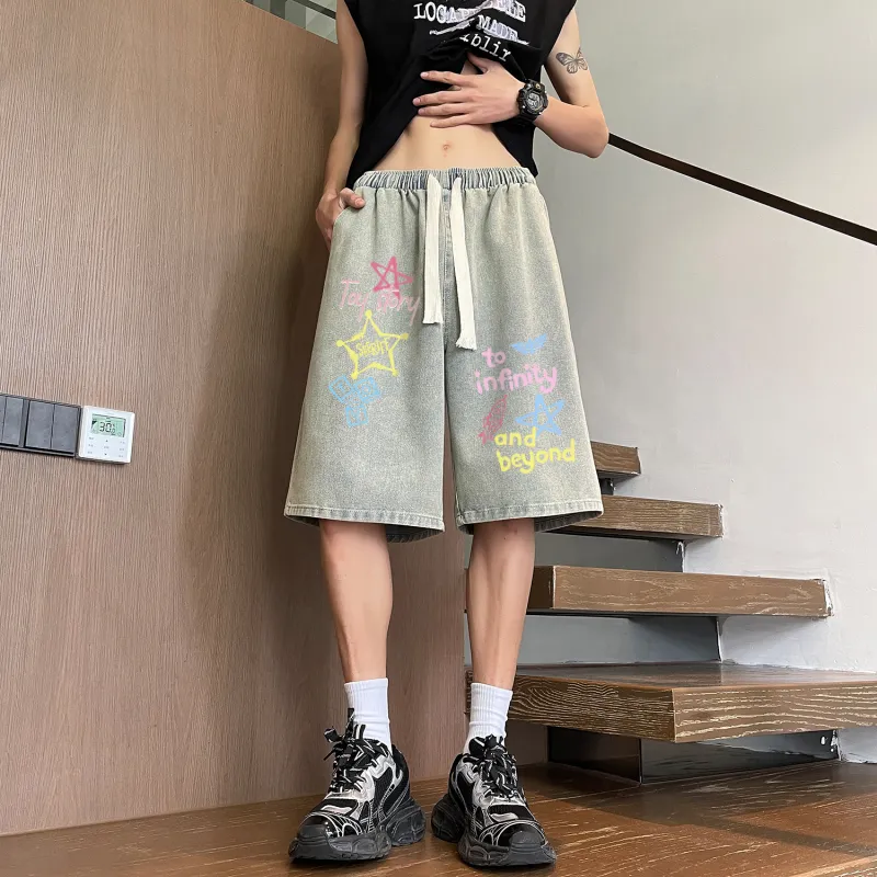 Disney Denim Shorts Unisex-8