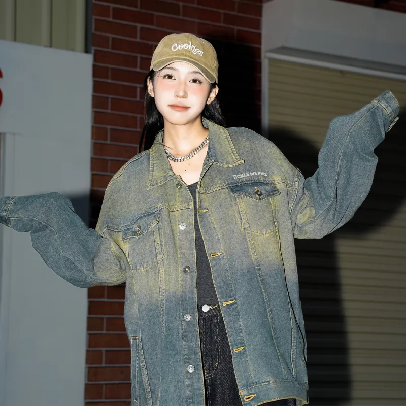 Disney Denim Jacket Unisex Gradient Blue-6