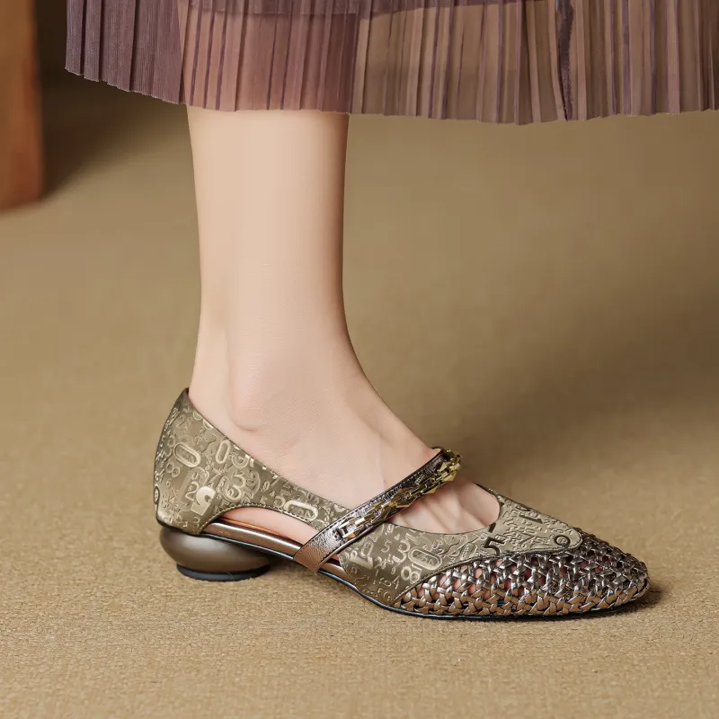 Mo Lin Casual Single Shoes Women's-11