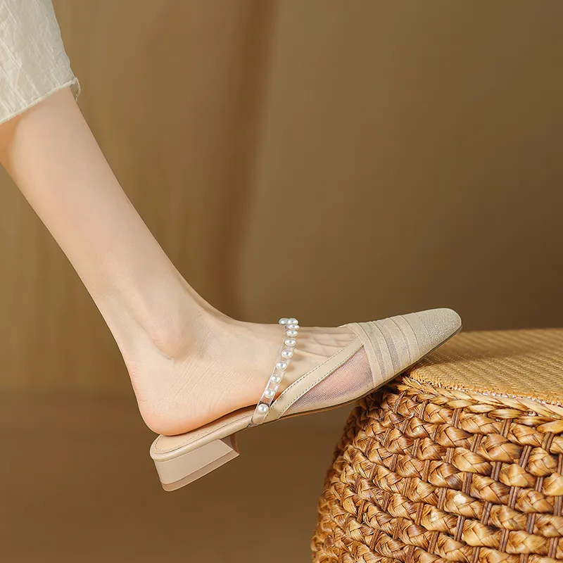Mo Lin Closed Toe Slippers Women's-14