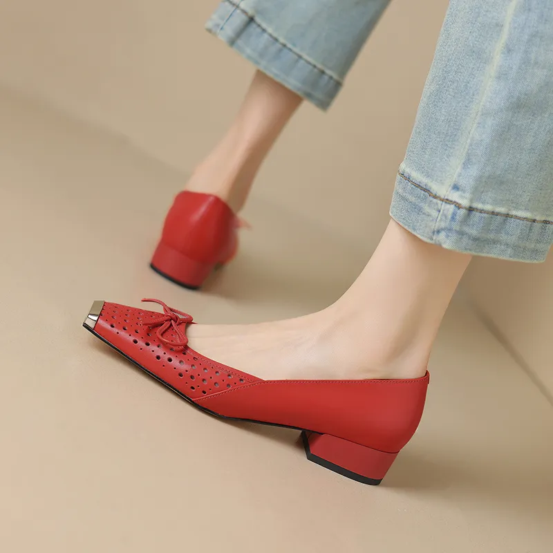 Mo Lin Casual Single Shoes 3CM Women's-8