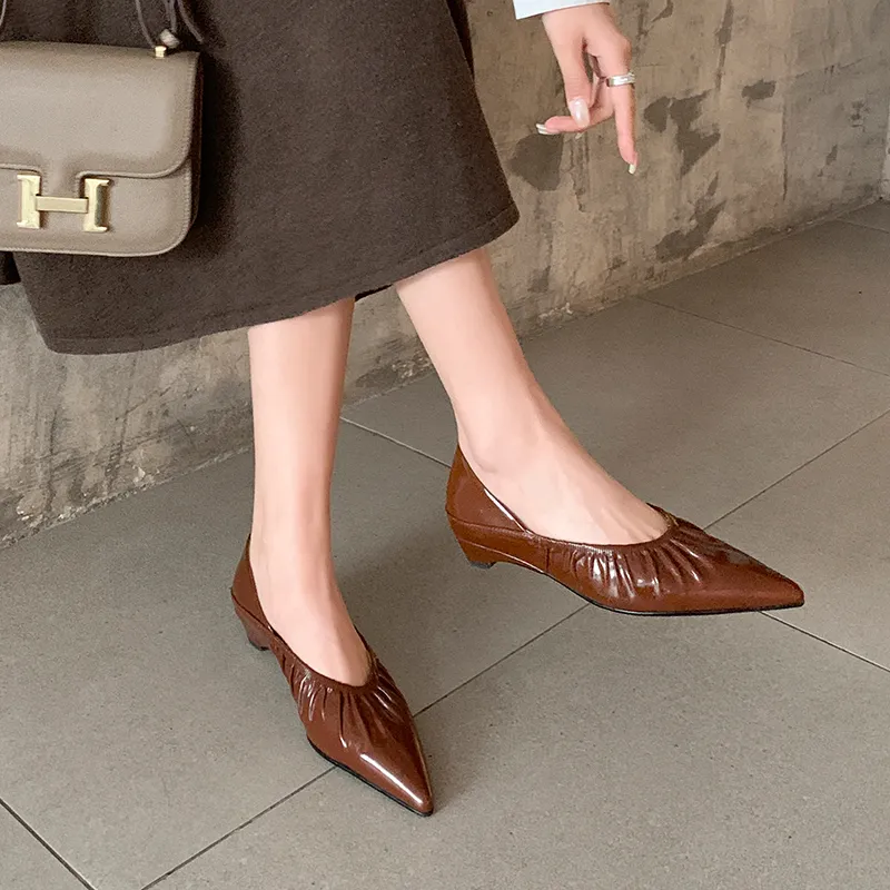 Mo Lin Casual Single Shoes 2CM Women's-19