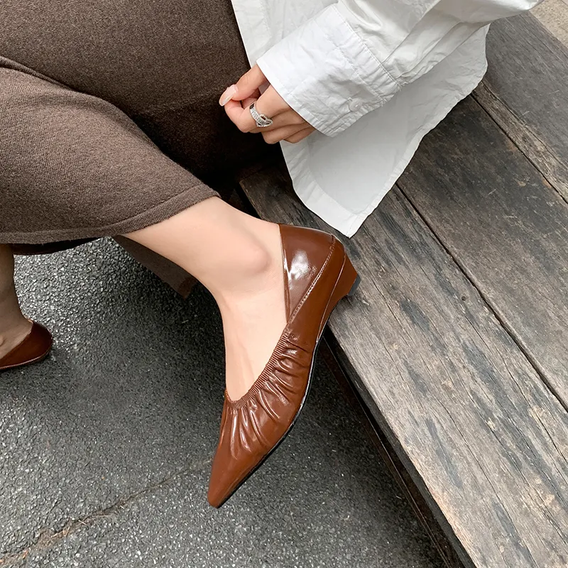 Mo Lin Casual Single Shoes 2CM Women's-16