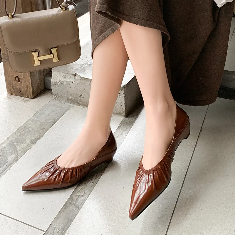 Mo Lin Casual Single Shoes 2CM Women's-18