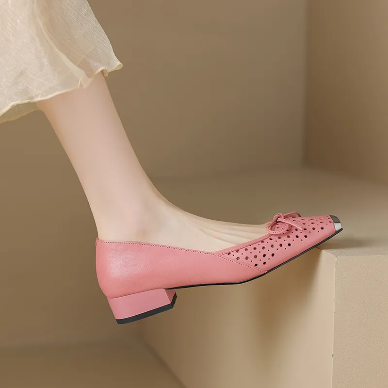 Mo Lin Casual Single Shoes 3CM Women's-12