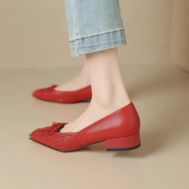 Mo Lin Casual Single Shoes 3CM Women's-9