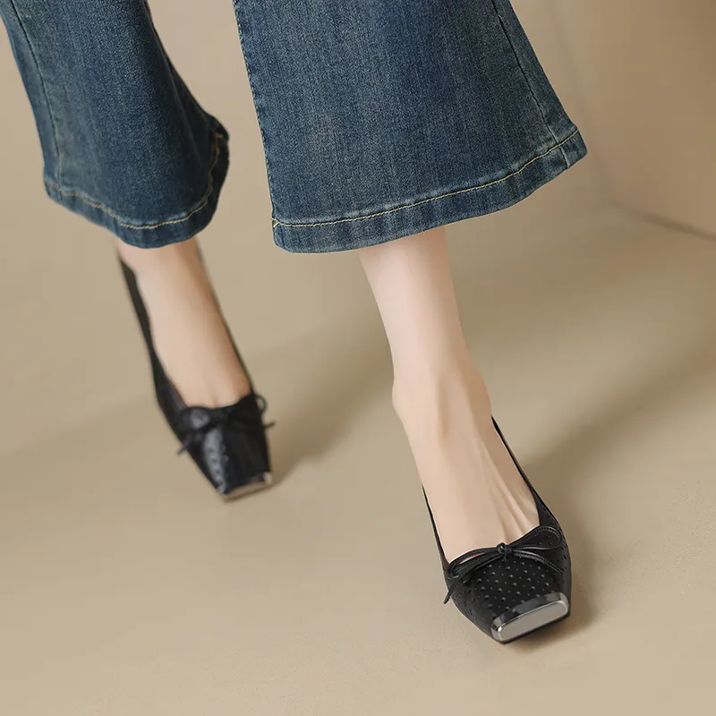 Mo Lin Casual Single Shoes 3CM Women's-1
