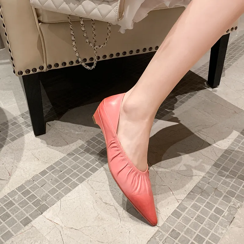 Mo Lin Casual Single Shoes 2CM Women's-11