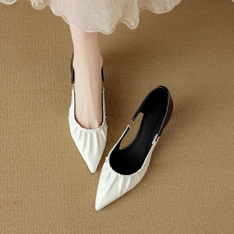 Mo Lin Chunky Heel High Heels Women's-8