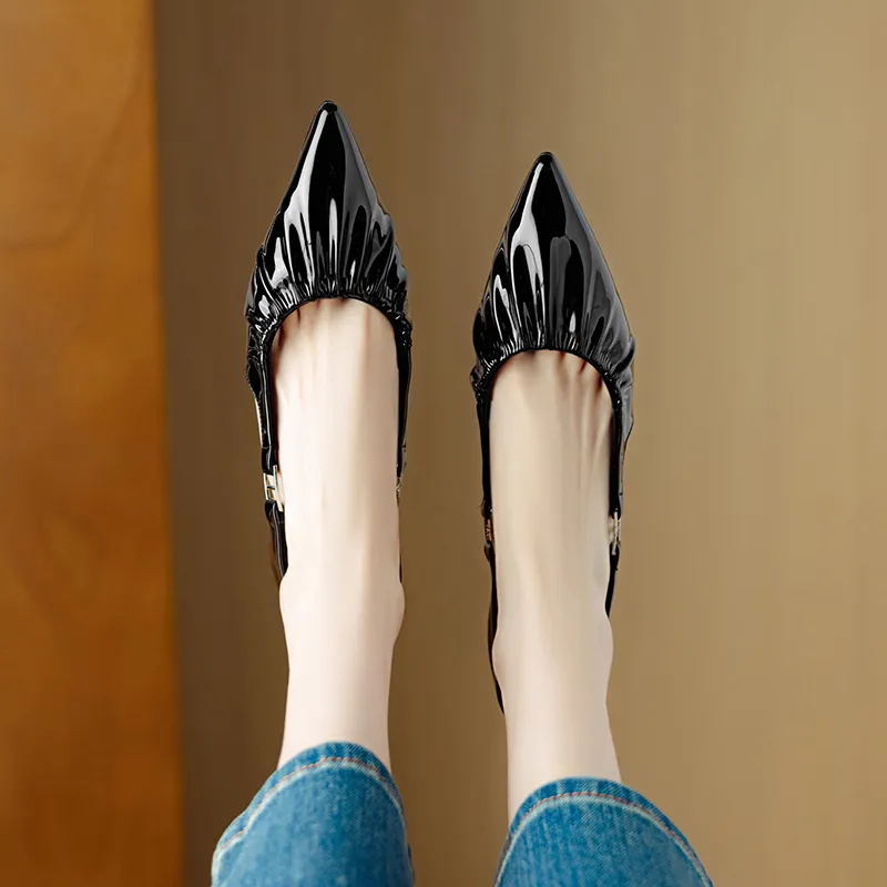 Mo Lin Chunky Heel High Heels Women's-4