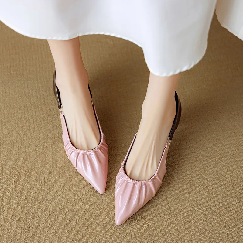 Mo Lin Chunky Heel High Heels Women's-13