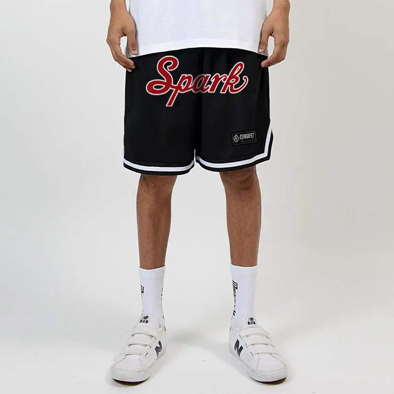MIRACLE KILL x SPARK INFINITE Casual Shorts Unisex Black-4