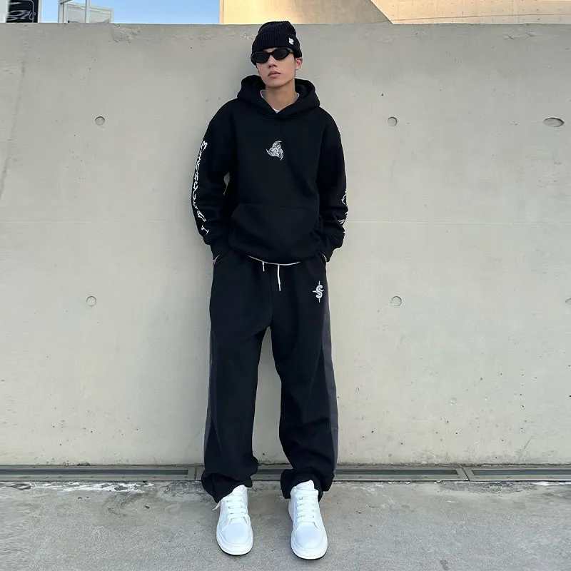 MIRACLE KILL Casual Pants Unisex Black-5