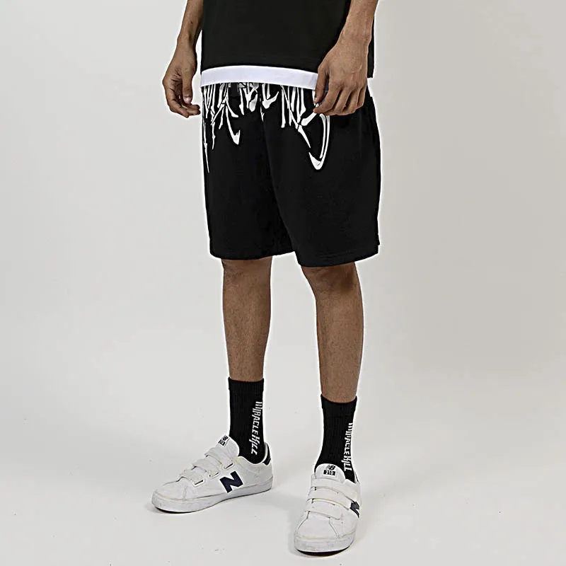 MIRACLE KILL Casual Shorts Unisex Black-3