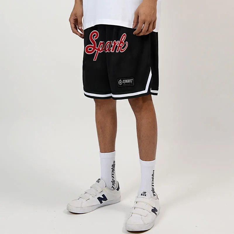 MIRACLE KILL x SPARK INFINITE Casual Shorts Unisex Black-2