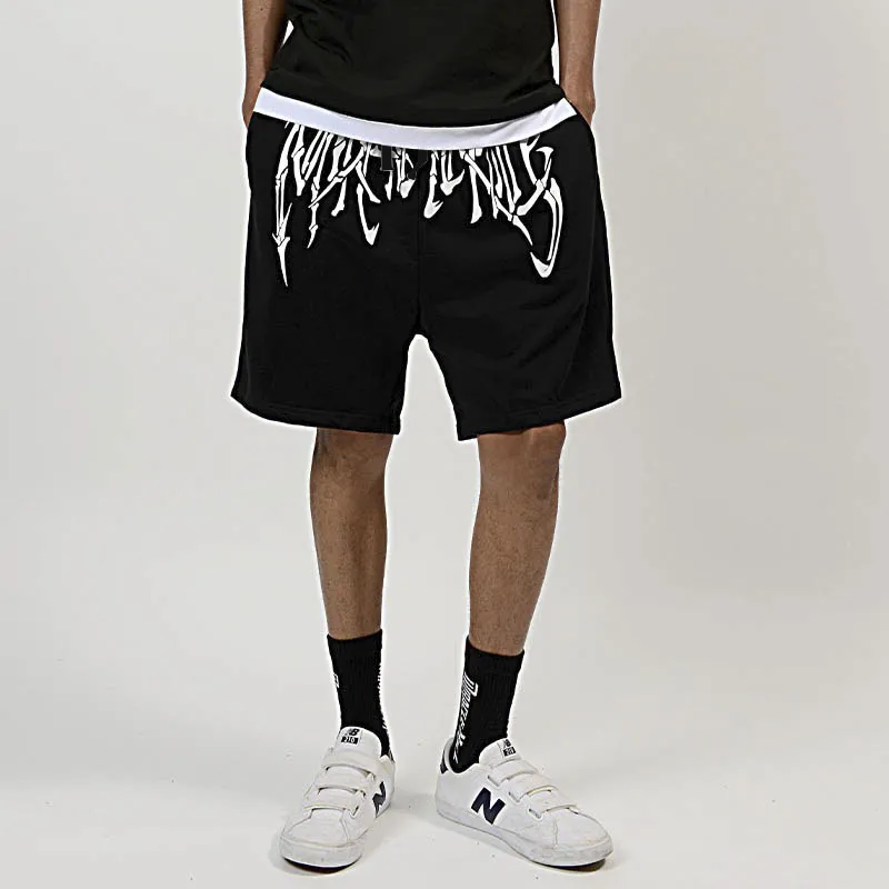 MIRACLE KILL Casual Shorts Unisex Black-2
