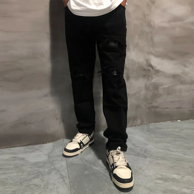 MIRACLE KILL Jeans Men Black-3