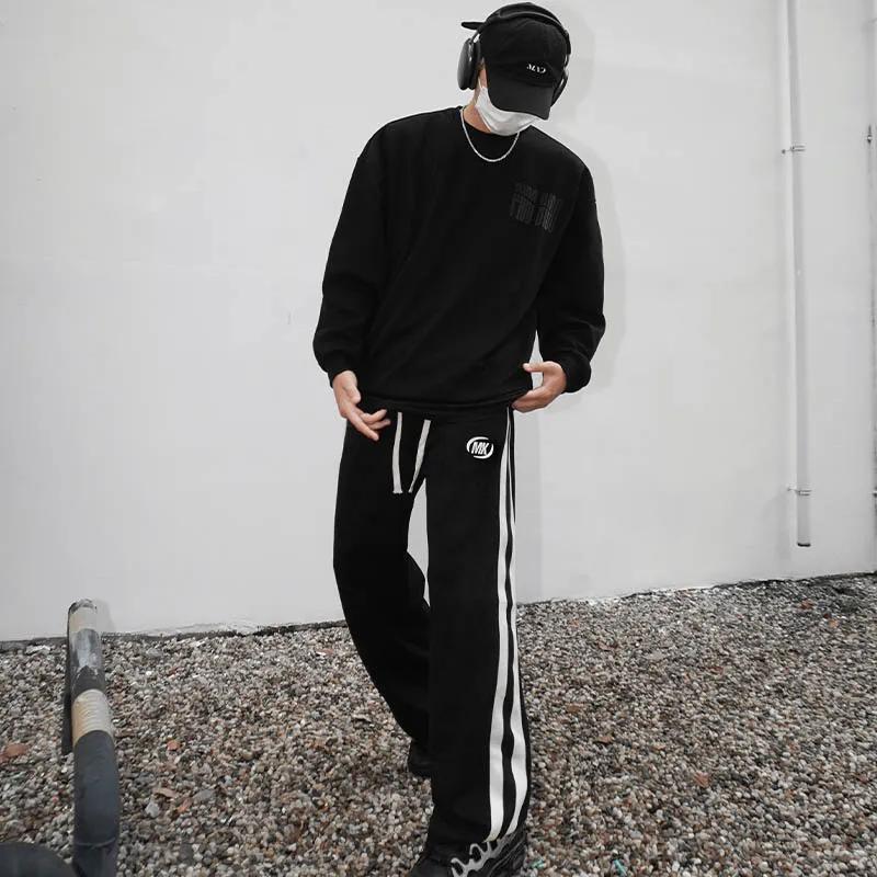 MIRACLE KILL Casual Pants Unisex Black-2