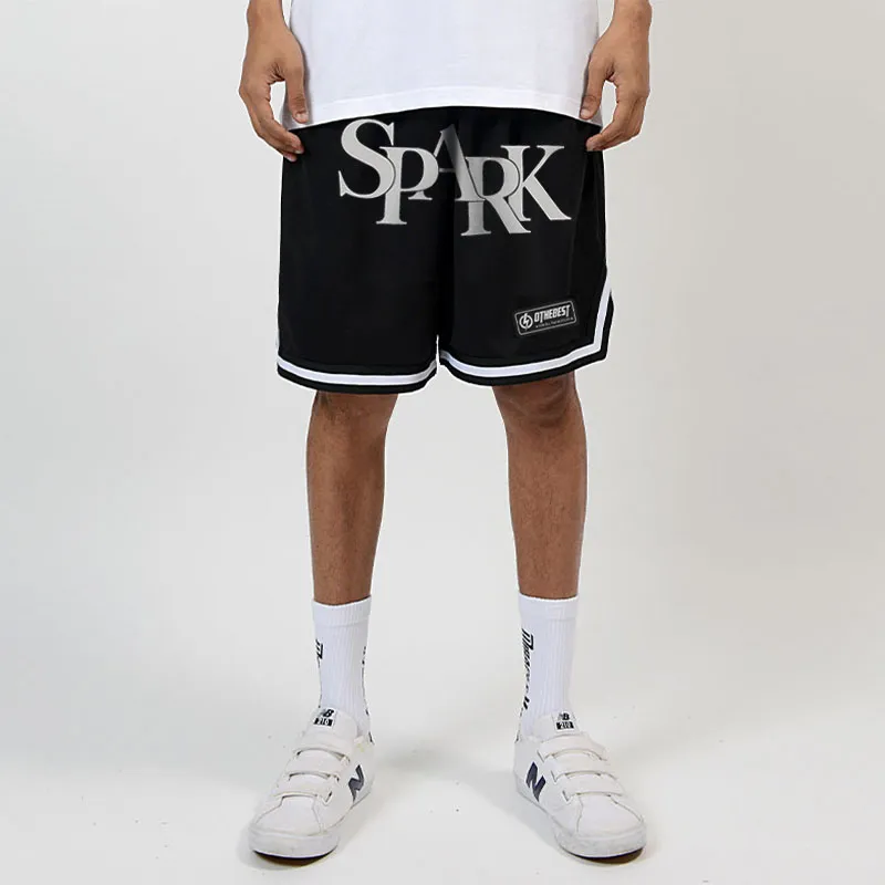 MIRACLE KILL x SPARK INFINITE Casual Shorts Unisex Black-2