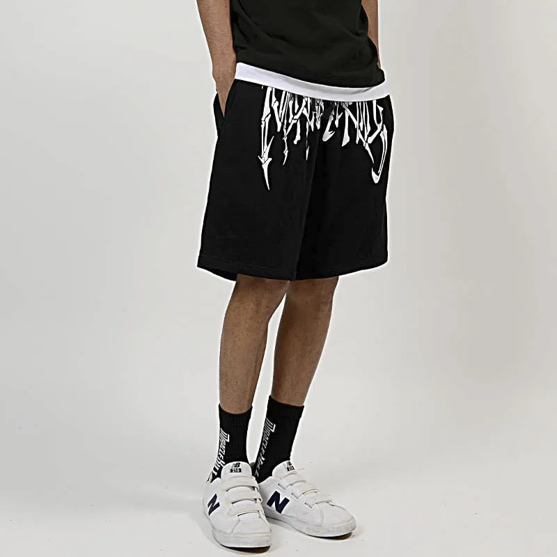 MIRACLE KILL Casual Shorts Unisex Black-5