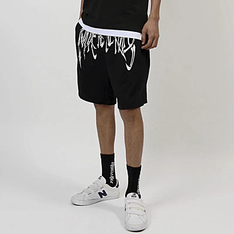 MIRACLE KILL Casual Shorts Unisex Black-4
