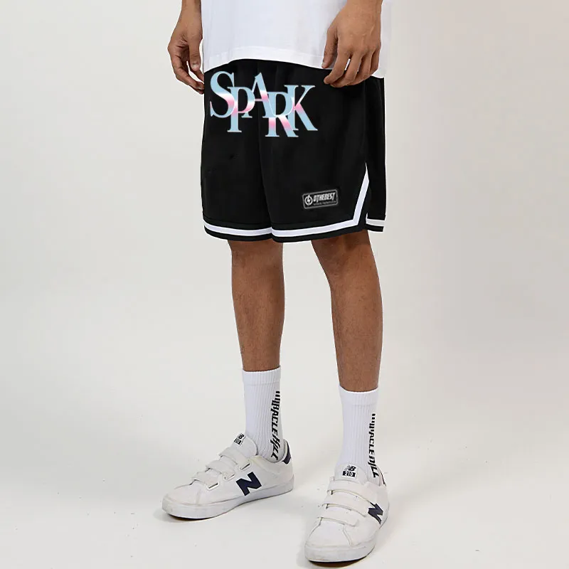 MIRACLE KILL x SPARK INFINITE Casual Shorts Unisex Black-2