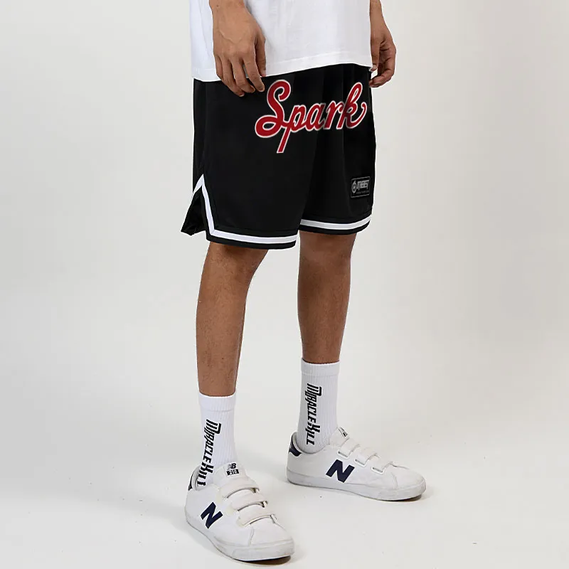 MIRACLE KILL x SPARK INFINITE Casual Shorts Unisex Black-3
