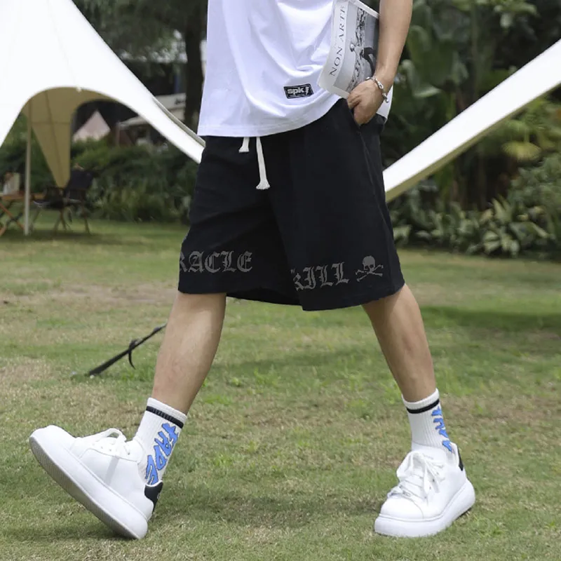 MIRACLE KILL SS24 Casual Shorts Unisex Black-4