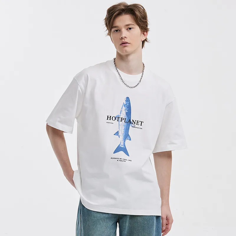HOTPLANET T Shirt Unisex White Orange-6