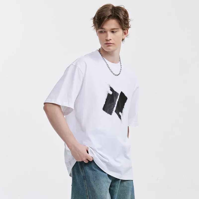 HOTPLANET T Shirt Unisex White Dark Gray-4