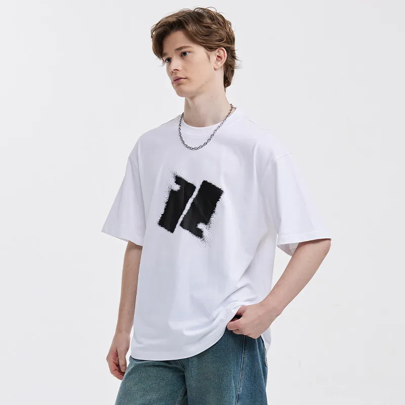 HOTPLANET T Shirt Unisex White Dark Gray-3