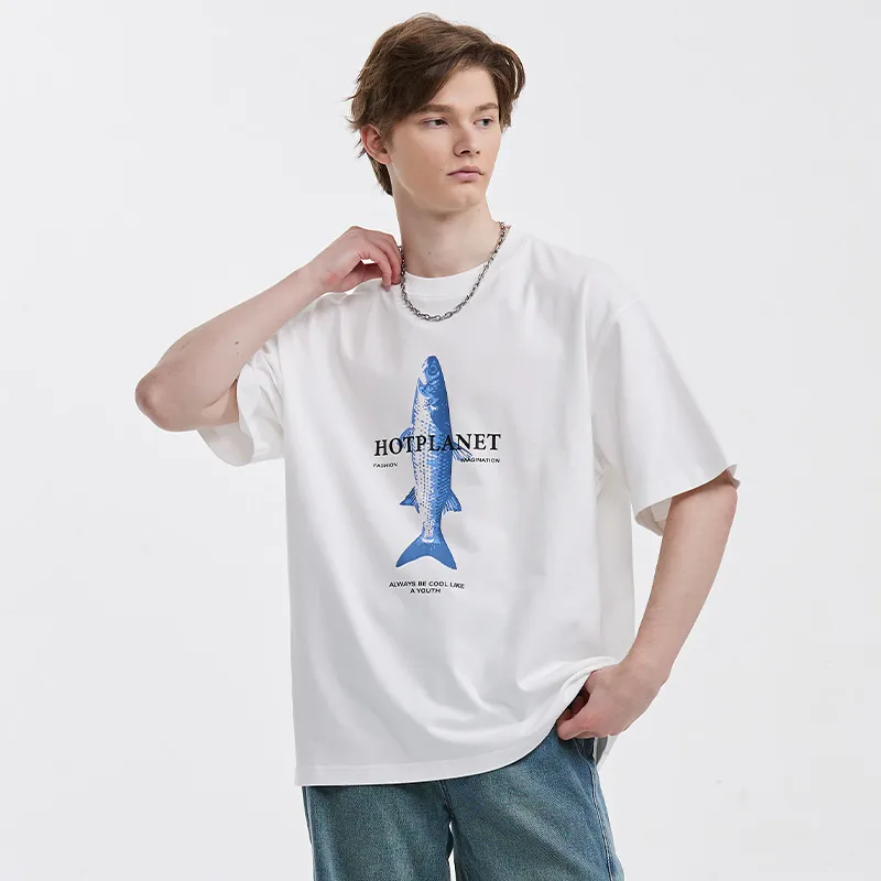 HOTPLANET T Shirt Unisex White Orange-4