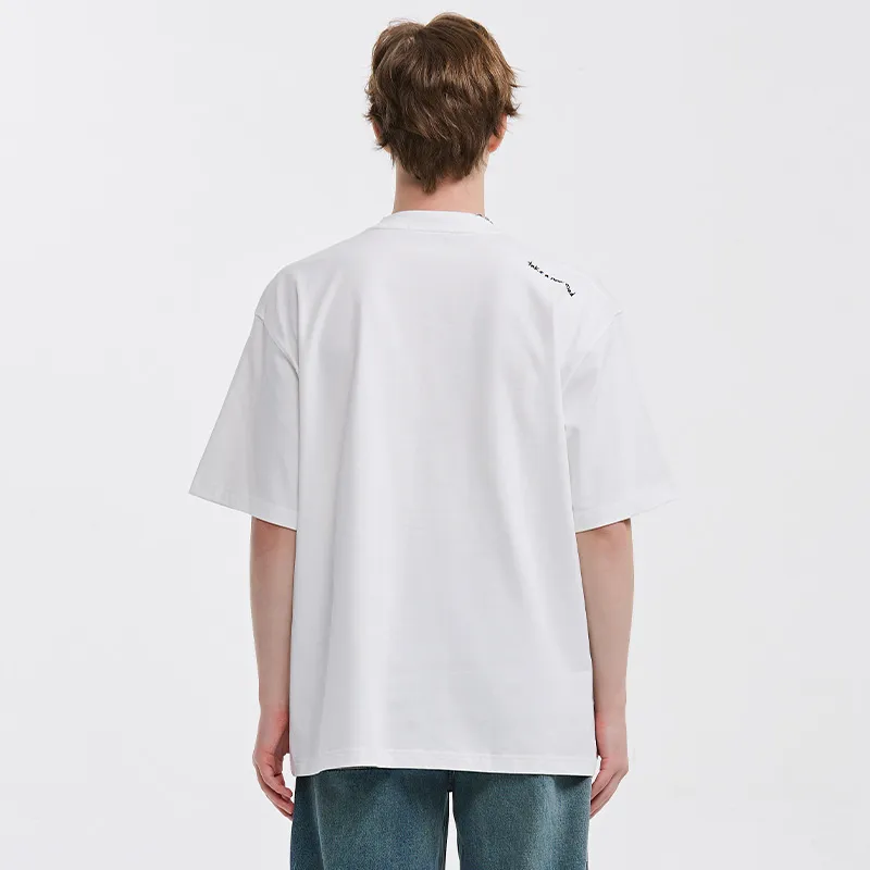 HOTPLANET T Shirt Unisex White Orange-3