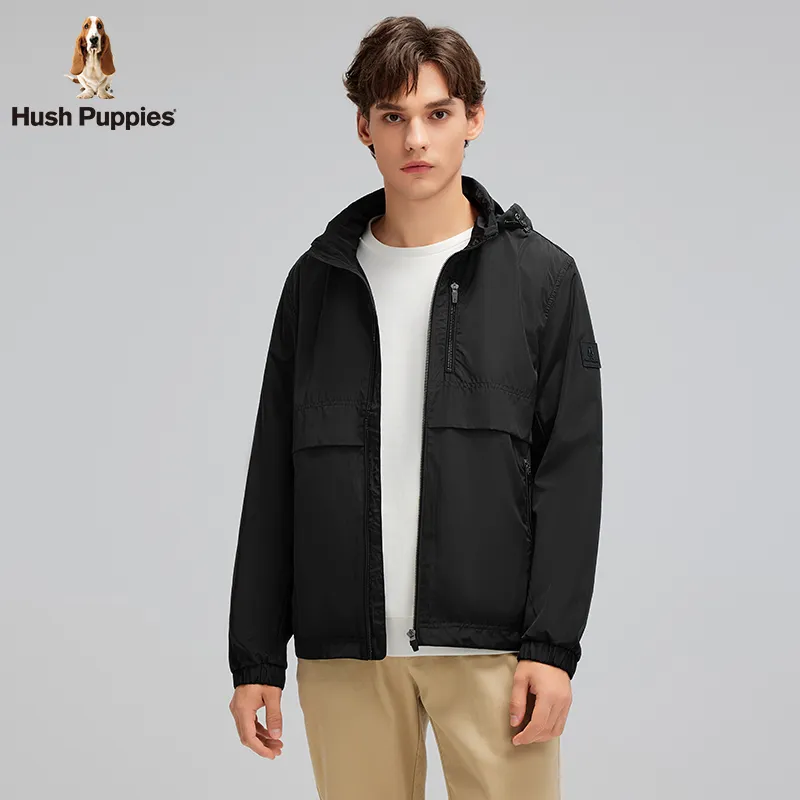 Hush Puppies Trench Coats Men-4