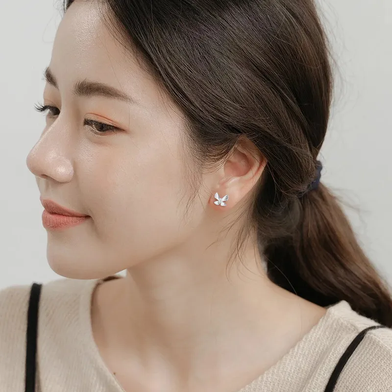 NAME.S S999 Fine Silver Stud Earrings Women's-3
