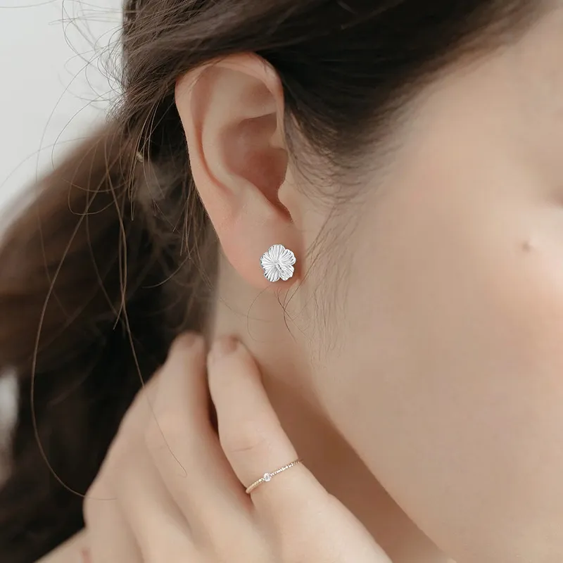 NAME.S S999 Fine Silver Stud Earrings Women's-19