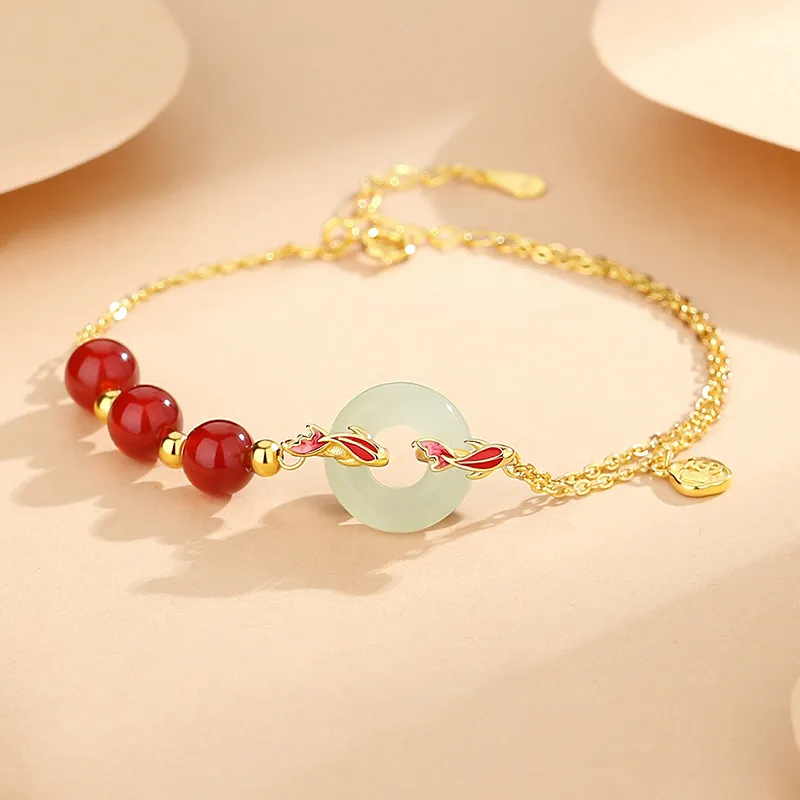 NAME.S Bracelets Green Jade Women's-1