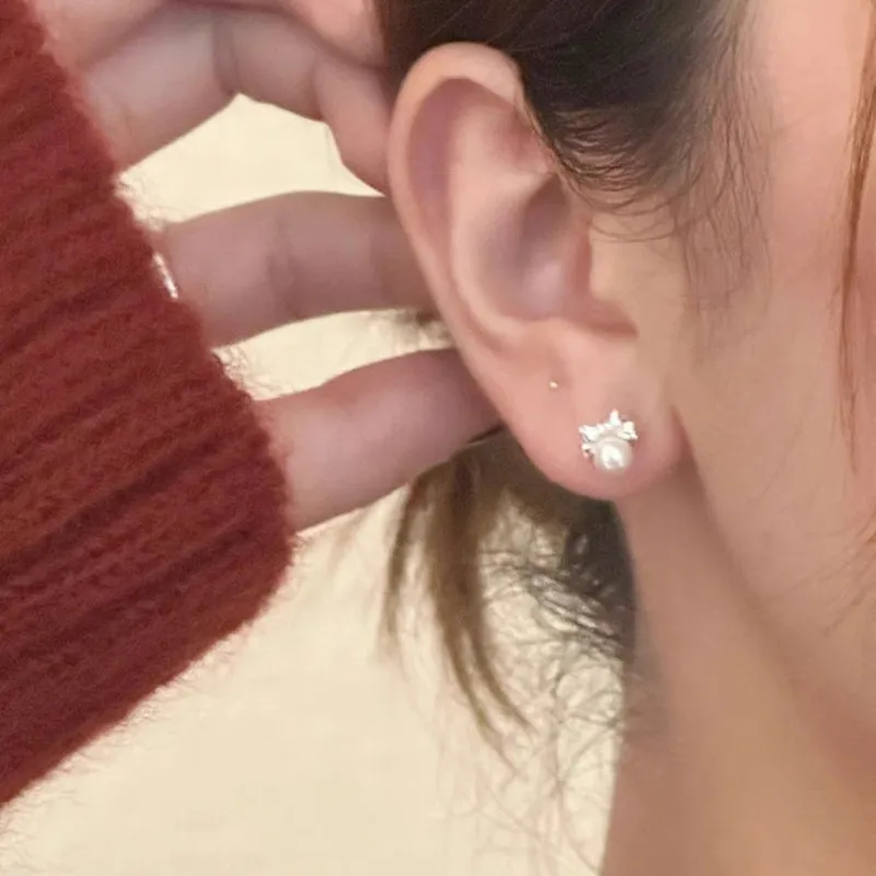 NAME.S S999 Fine Silver Stud Earrings Women's-13