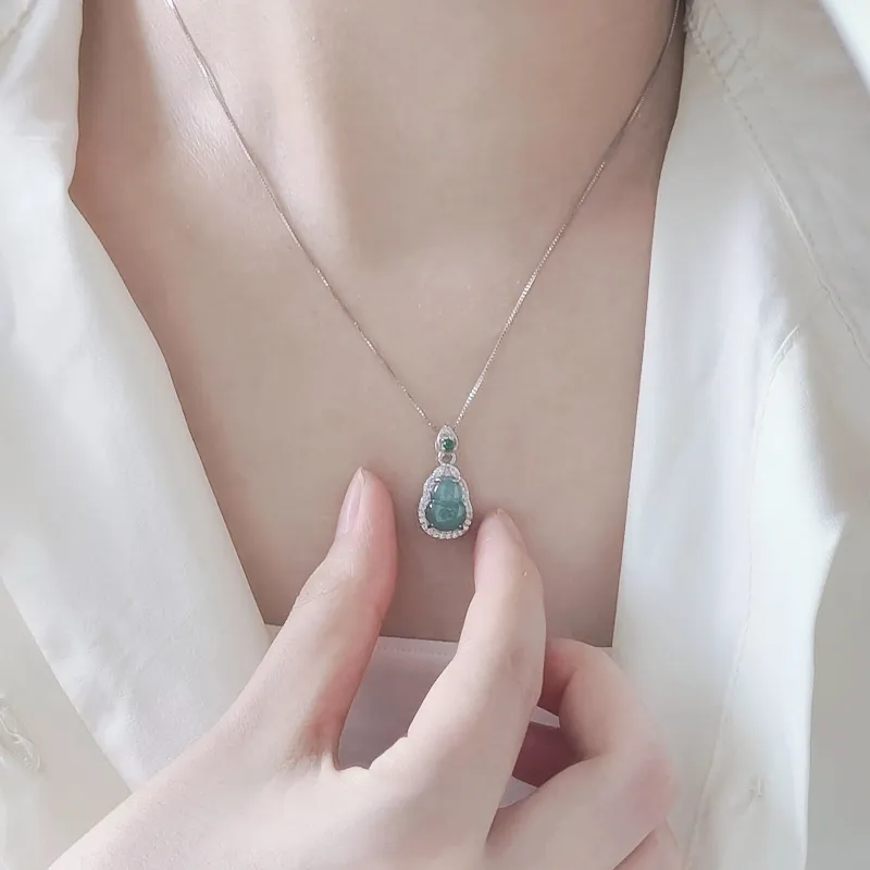 NAME.S Glutinous Jade Necklaces Women's-3