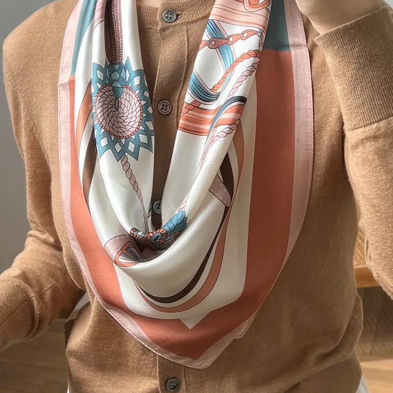 NAME.S 100% Mulberry Silk Silk Scarves Women's Teacher Recommendation Box-3
