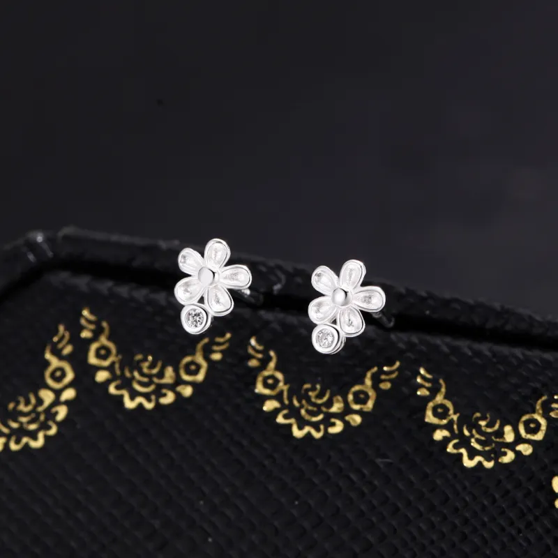 NAME.S S999 Fine Silver Stud Earrings Women's-20