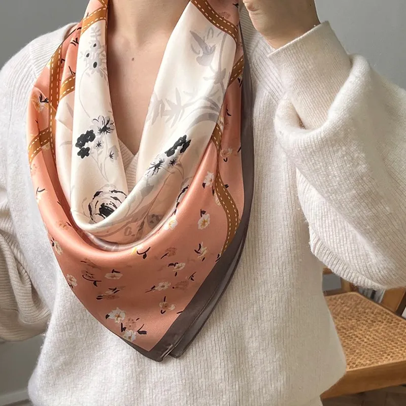 NAME.S 100% Mulberry Silk Silk Scarves Women's Teacher Recommendation Box-6