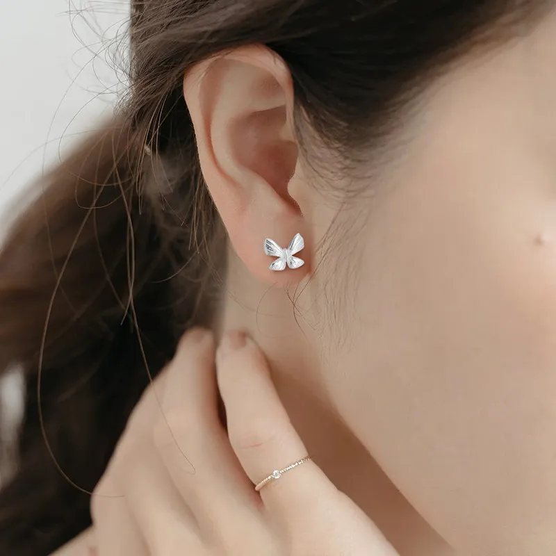 NAME.S S999 Fine Silver Stud Earrings Women's-4