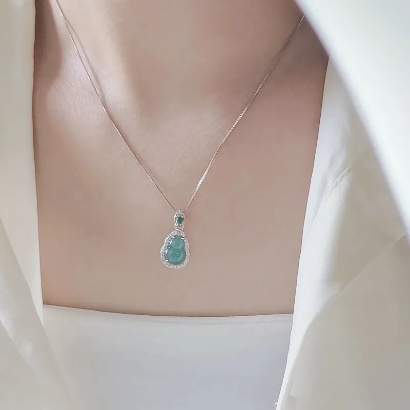 NAME.S Glutinous Jade Necklaces Women's-2