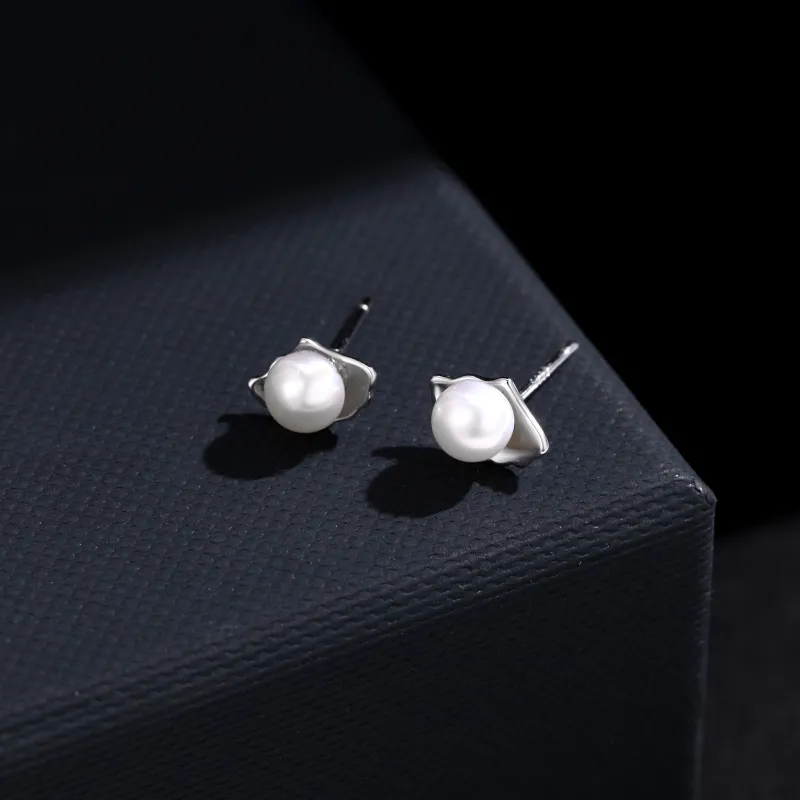 NAME.S S999 Fine Silver Stud Earrings Women's-3