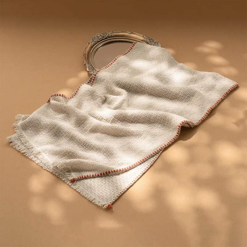 NAME.S 100% Cashmere Knit Scarves Unisex Anniversary Gift Box+Shopping Bag-4