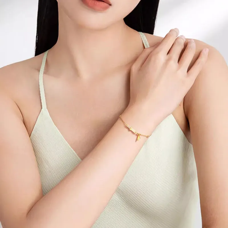 NAME.S Bracelets Pale Greenish White Jade Women's-1