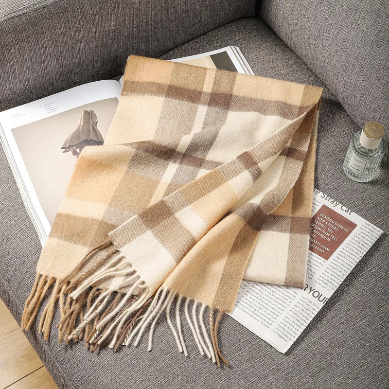 NAME.S 100% Sheep Wool Knit Scarves Men's-6
