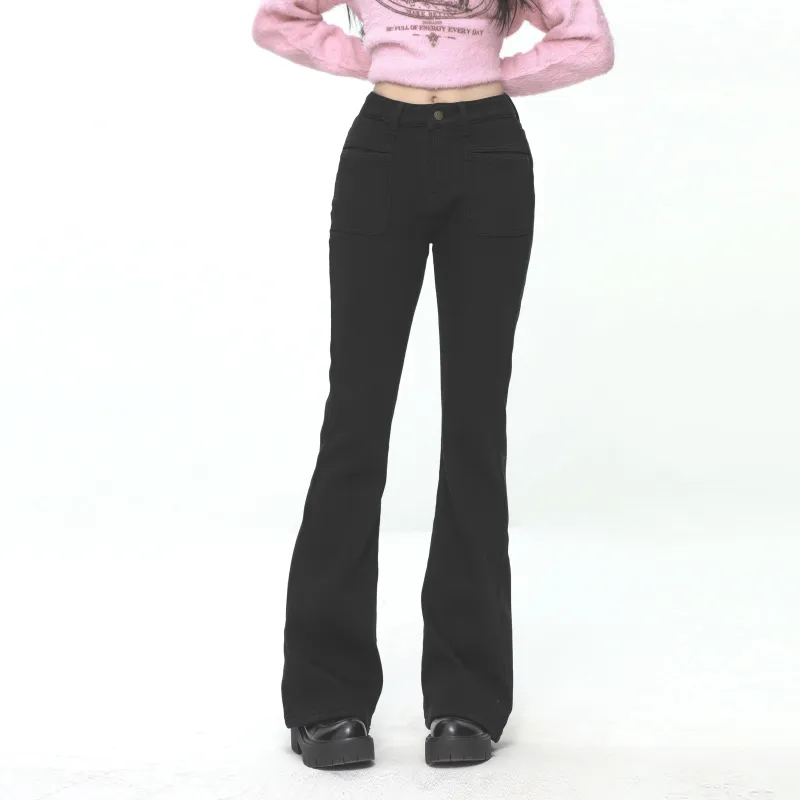 UPNANAWANG Jeans Women's Black-3