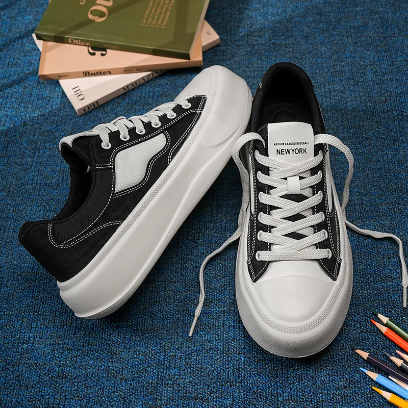 CEDAR HAN Abrasion Resistant Lightweight Cushioning Low Top Canvas Shoes Men's-4